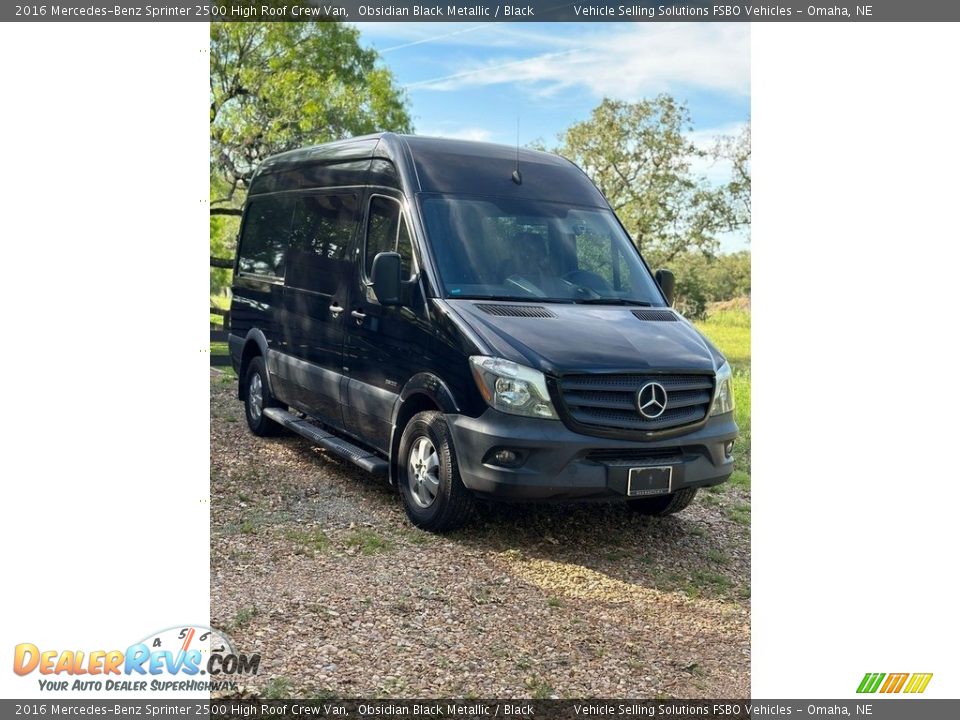 Front 3/4 View of 2016 Mercedes-Benz Sprinter 2500 High Roof Crew Van Photo #11