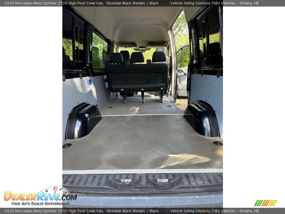 Rear Seat of 2016 Mercedes-Benz Sprinter 2500 High Roof Crew Van Photo #14