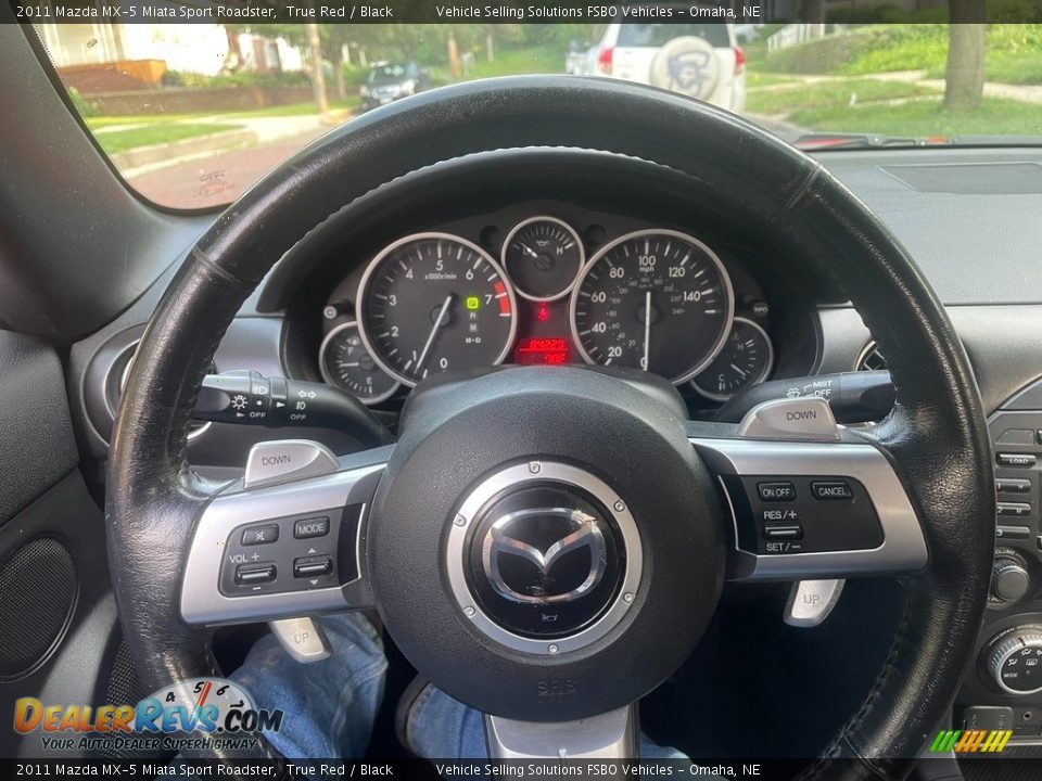 2011 Mazda MX-5 Miata Sport Roadster True Red / Black Photo #2