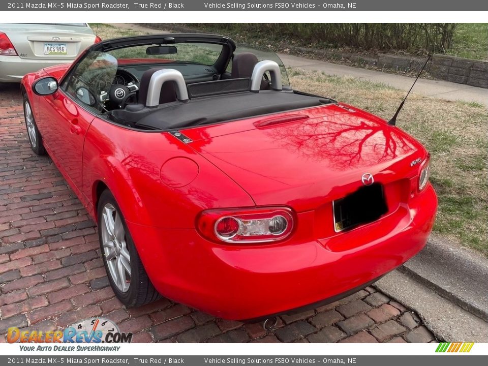 2011 Mazda MX-5 Miata Sport Roadster True Red / Black Photo #4