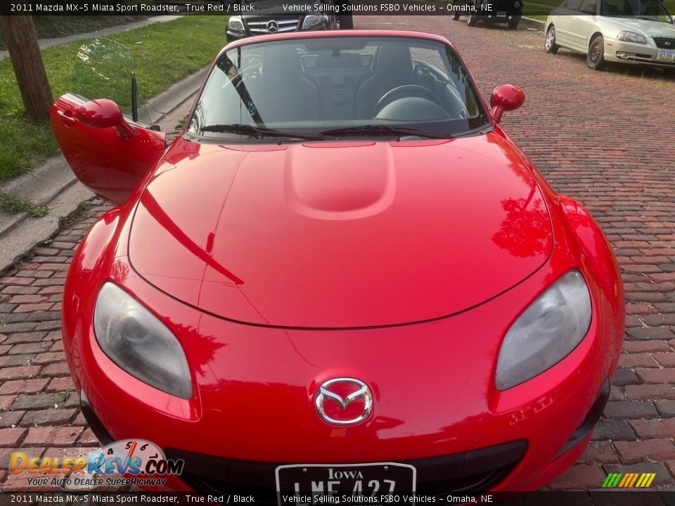 2011 Mazda MX-5 Miata Sport Roadster True Red / Black Photo #8