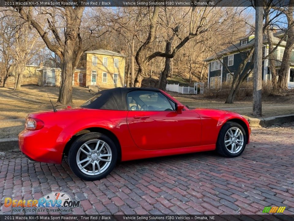 2011 Mazda MX-5 Miata Sport Roadster True Red / Black Photo #9