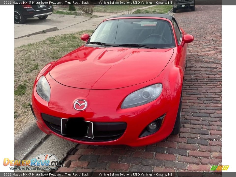 2011 Mazda MX-5 Miata Sport Roadster True Red / Black Photo #11