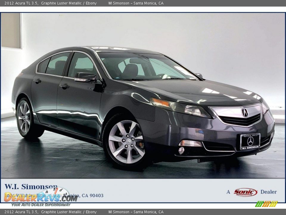 2012 Acura TL 3.5 Graphite Luster Metallic / Ebony Photo #1