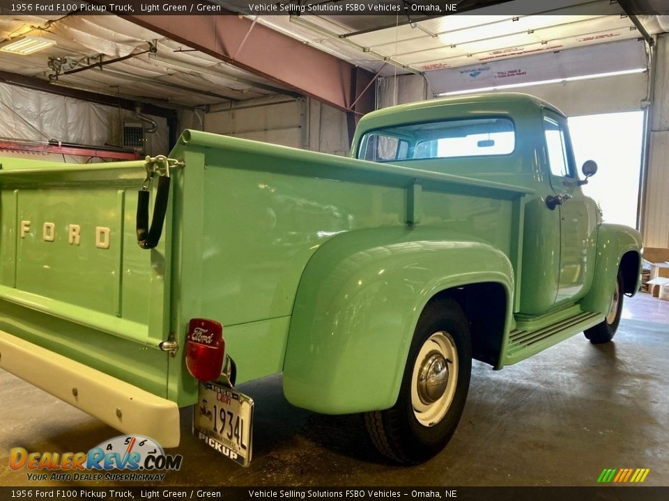 Light Green 1956 Ford F100 Pickup Truck Photo #2