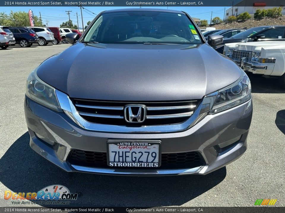 2014 Honda Accord Sport Sedan Modern Steel Metallic / Black Photo #2