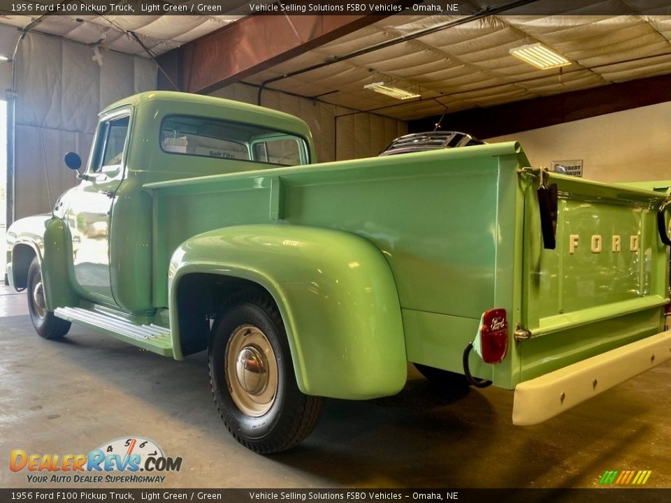 Light Green 1956 Ford F100 Pickup Truck Photo #3