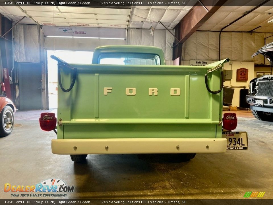 Light Green 1956 Ford F100 Pickup Truck Photo #4