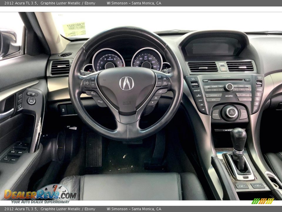 Dashboard of 2012 Acura TL 3.5 Photo #4