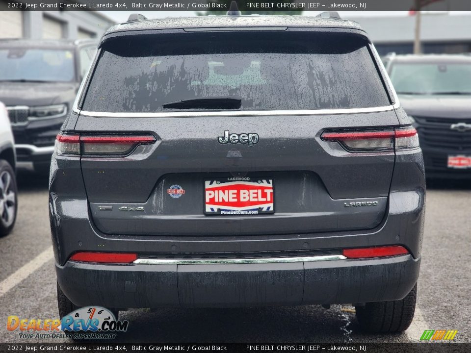 2022 Jeep Grand Cherokee L Laredo 4x4 Baltic Gray Metallic / Global Black Photo #4