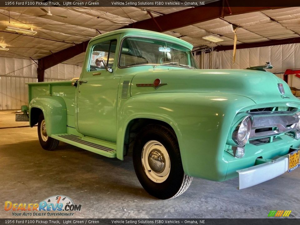 Light Green 1956 Ford F100 Pickup Truck Photo #5