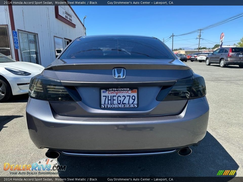 2014 Honda Accord Sport Sedan Modern Steel Metallic / Black Photo #5