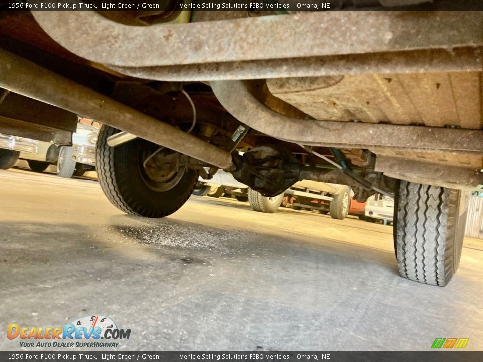 Undercarriage of 1956 Ford F100 Pickup Truck Photo #7