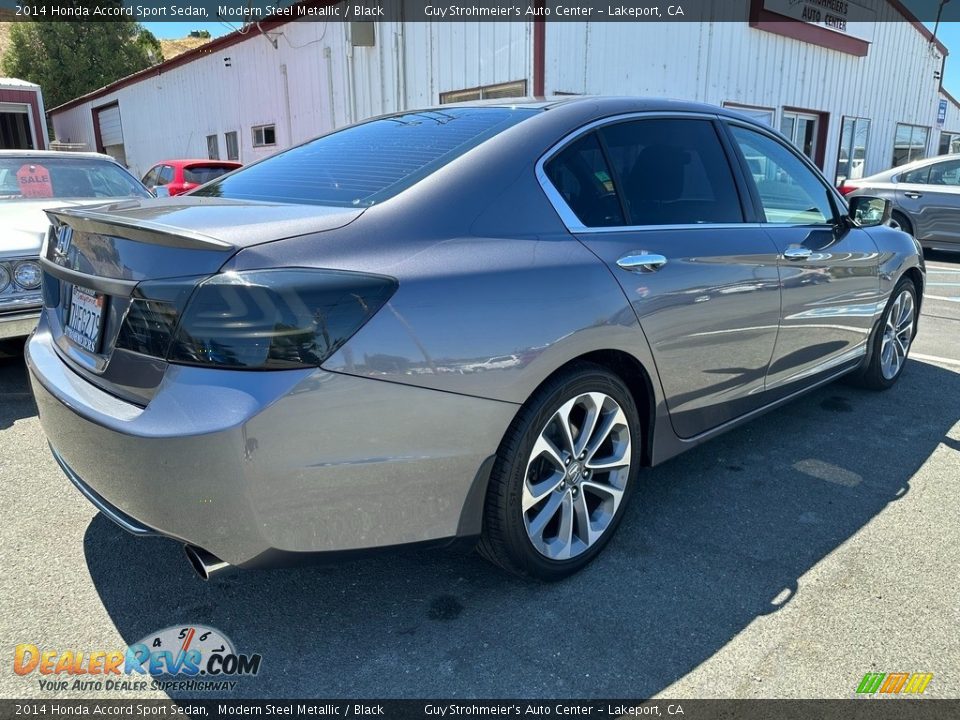 2014 Honda Accord Sport Sedan Modern Steel Metallic / Black Photo #6