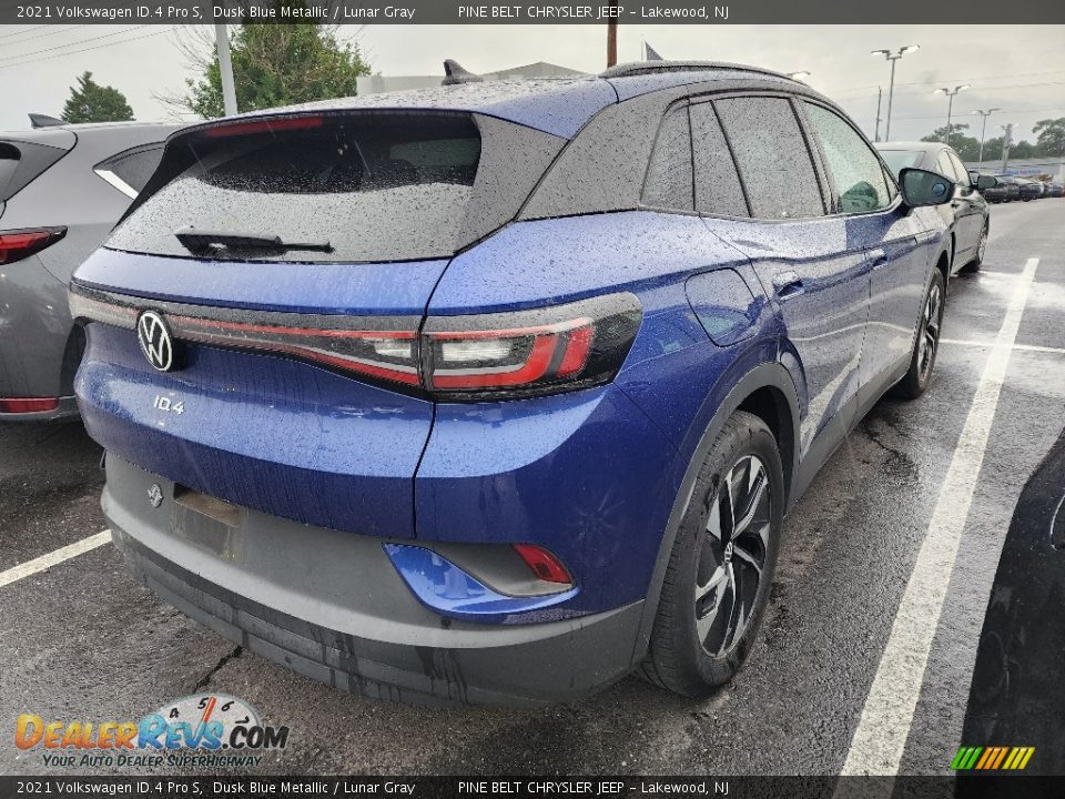2021 Volkswagen ID.4 Pro S Dusk Blue Metallic / Lunar Gray Photo #3