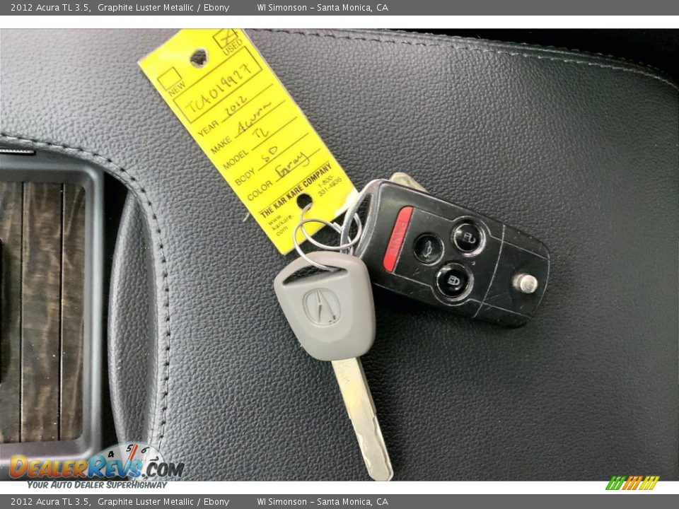 Keys of 2012 Acura TL 3.5 Photo #11