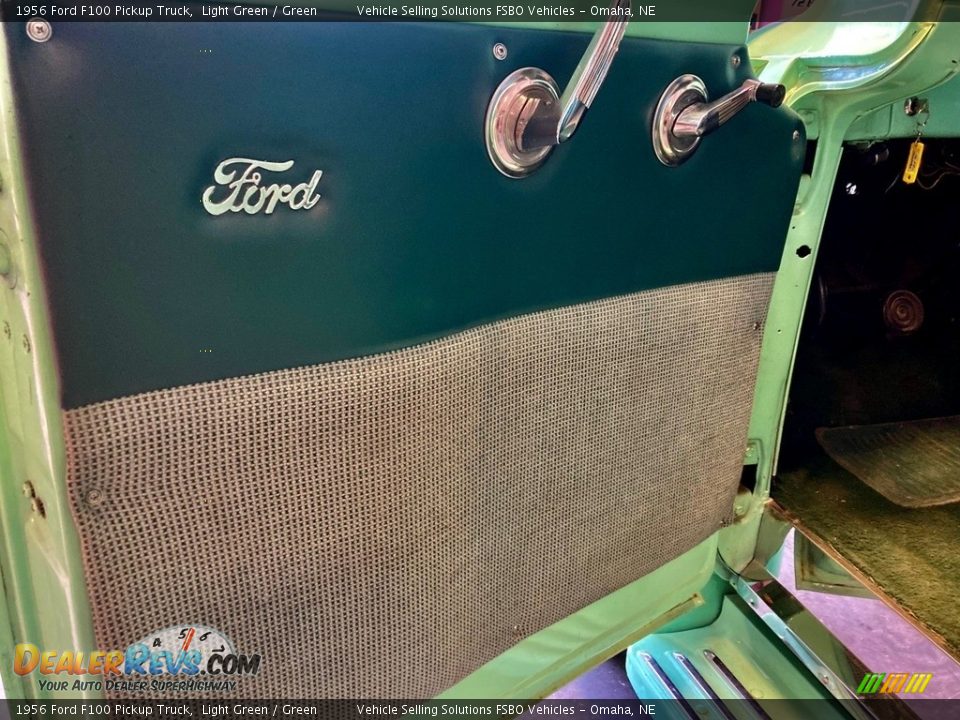 Door Panel of 1956 Ford F100 Pickup Truck Photo #14