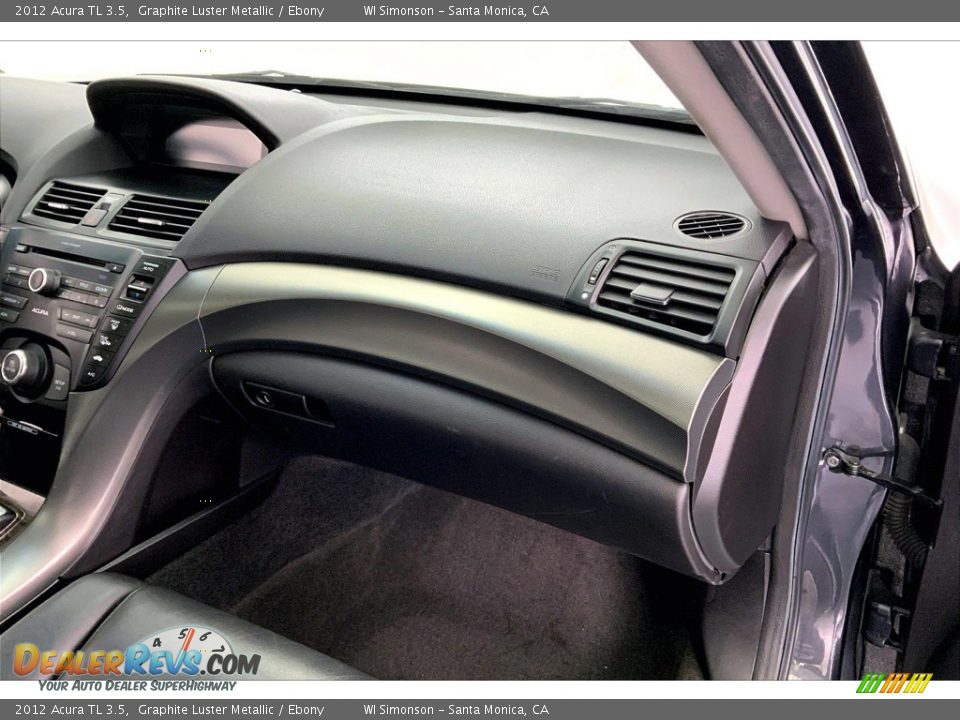 Dashboard of 2012 Acura TL 3.5 Photo #16