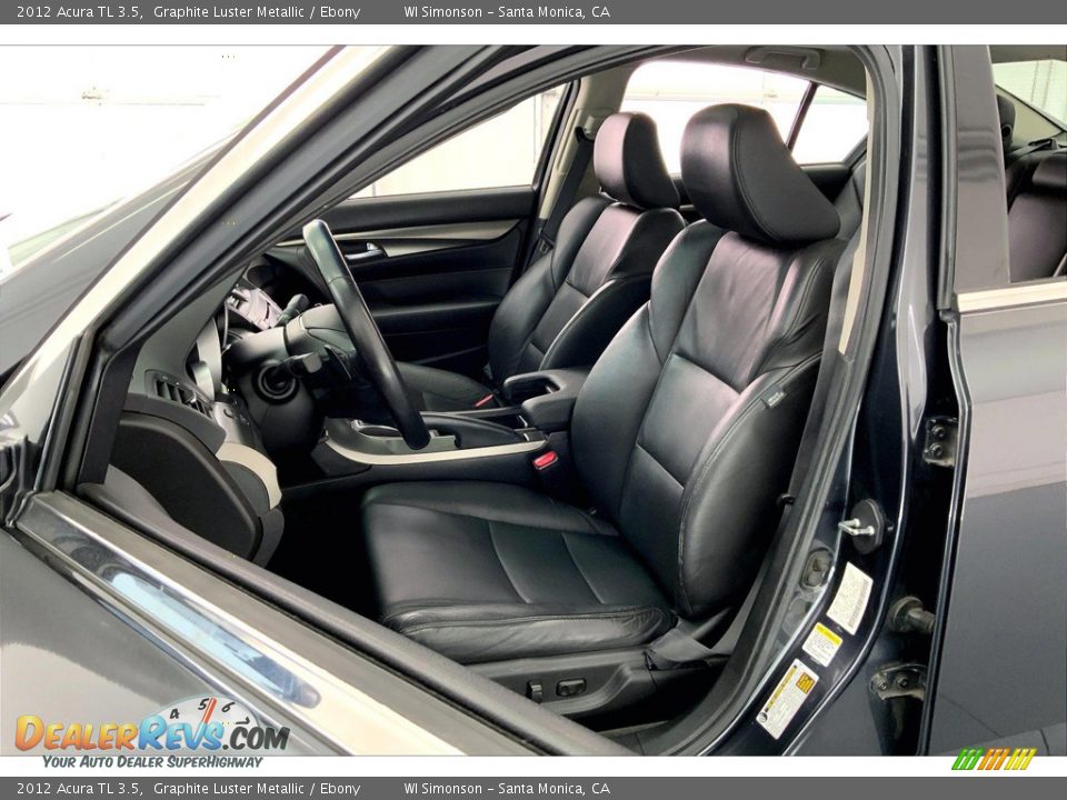 Front Seat of 2012 Acura TL 3.5 Photo #18