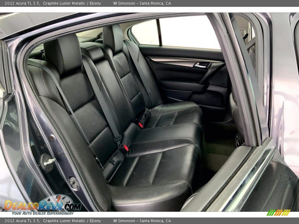 Rear Seat of 2012 Acura TL 3.5 Photo #19