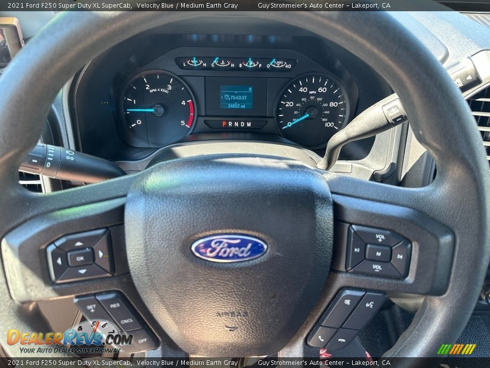 2021 Ford F250 Super Duty XL SuperCab Steering Wheel Photo #8