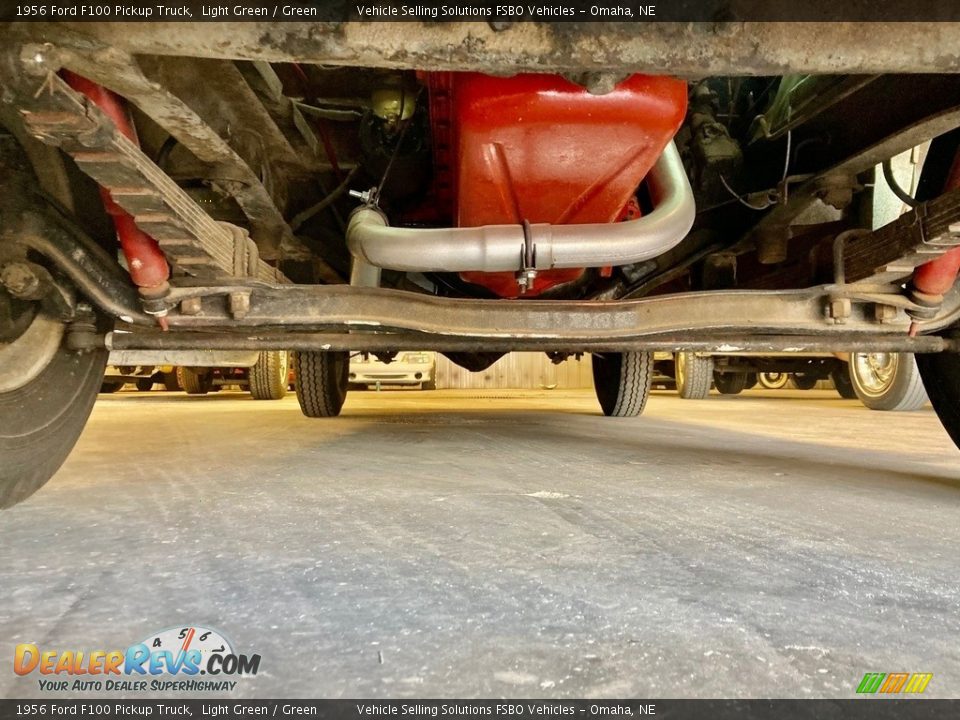 Undercarriage of 1956 Ford F100 Pickup Truck Photo #34