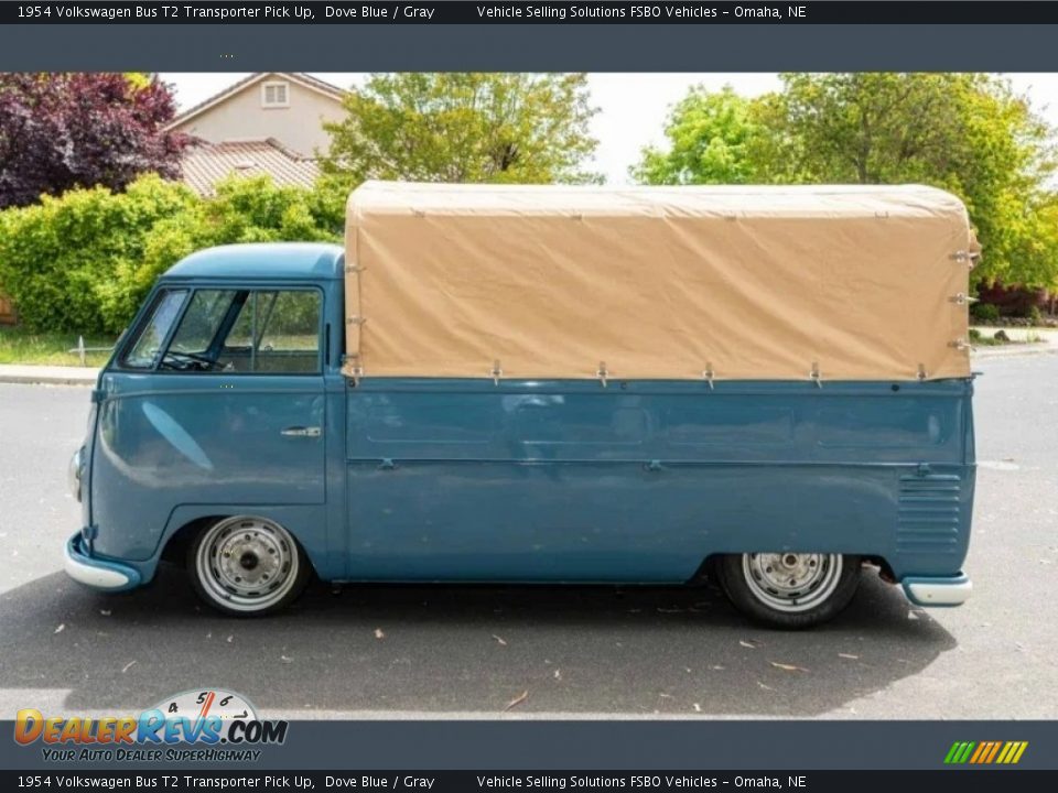 Dove Blue 1954 Volkswagen Bus T2 Transporter Pick Up Photo #1