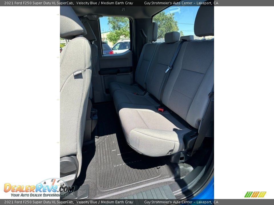 Rear Seat of 2021 Ford F250 Super Duty XL SuperCab Photo #13