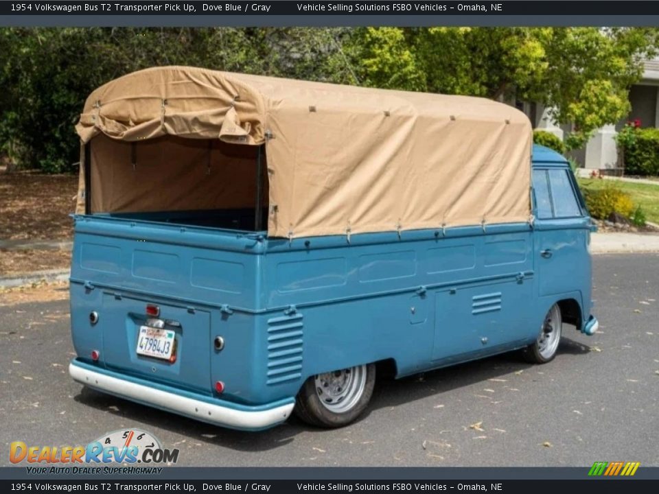 Dove Blue 1954 Volkswagen Bus T2 Transporter Pick Up Photo #3