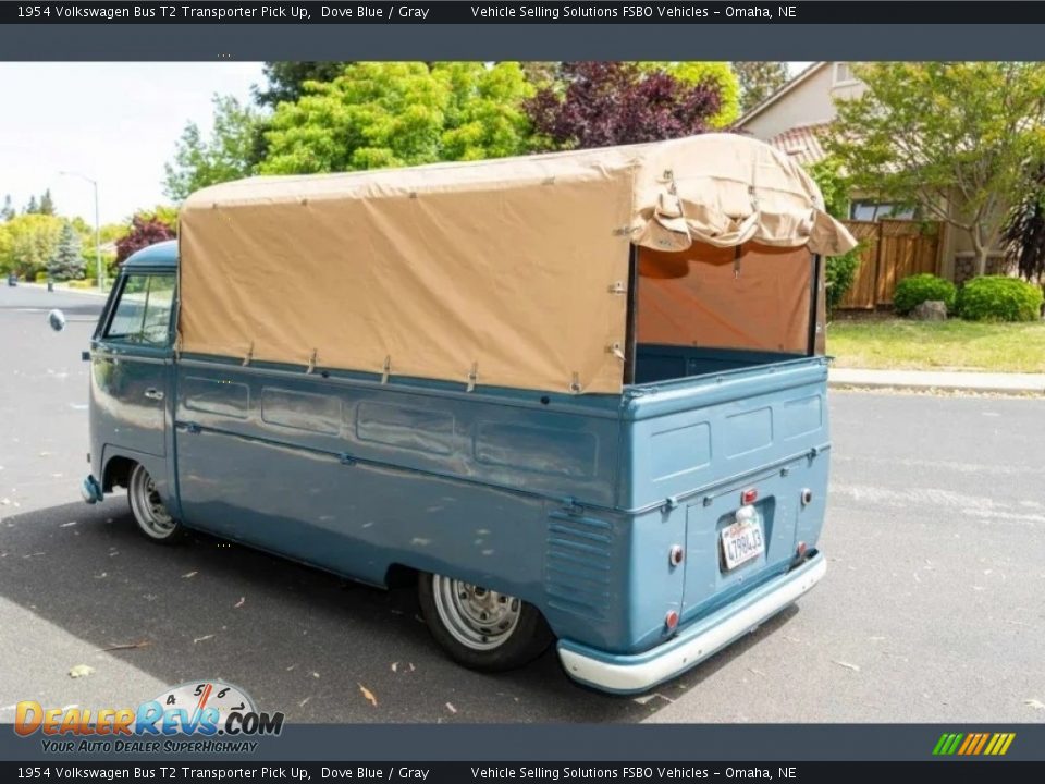 Dove Blue 1954 Volkswagen Bus T2 Transporter Pick Up Photo #4
