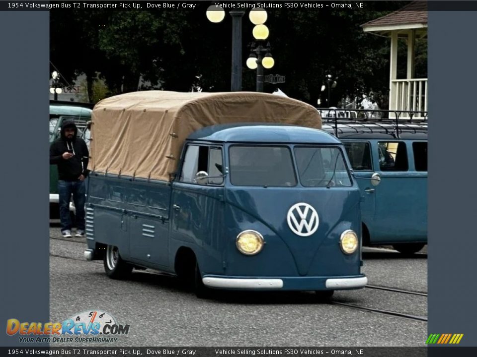 Front 3/4 View of 1954 Volkswagen Bus T2 Transporter Pick Up Photo #5