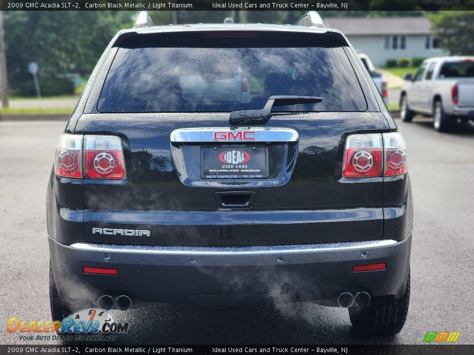 2009 GMC Acadia SLT-2 Carbon Black Metallic / Light Titanium Photo #4