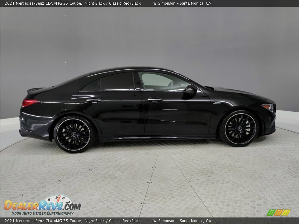 Night Black 2021 Mercedes-Benz CLA AMG 35 Coupe Photo #5