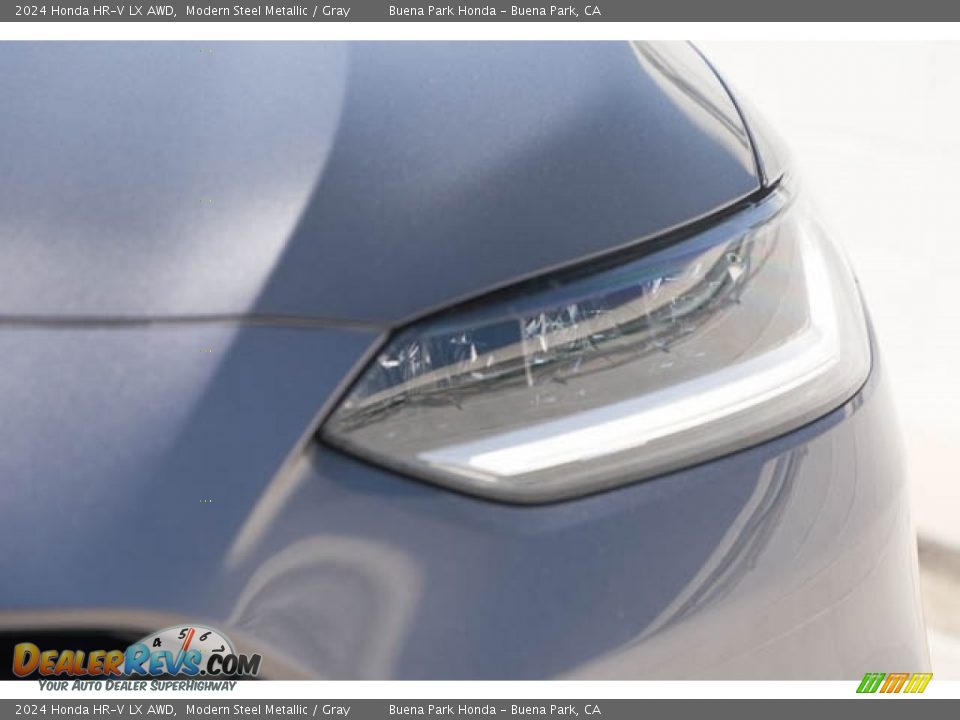 2024 Honda HR-V LX AWD Modern Steel Metallic / Gray Photo #5