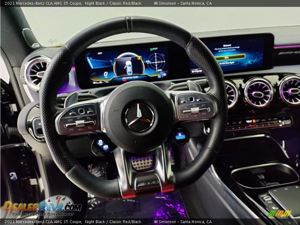 2021 Mercedes-Benz CLA AMG 35 Coupe Steering Wheel Photo #16