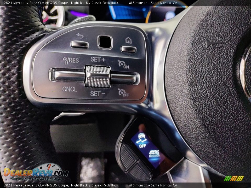 2021 Mercedes-Benz CLA AMG 35 Coupe Steering Wheel Photo #17