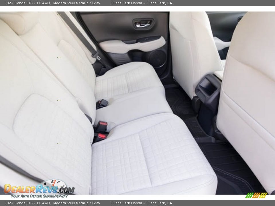 Rear Seat of 2024 Honda HR-V LX AWD Photo #30