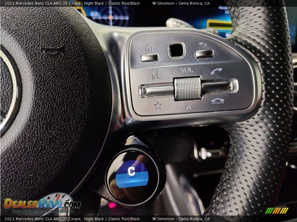 2021 Mercedes-Benz CLA AMG 35 Coupe Steering Wheel Photo #18