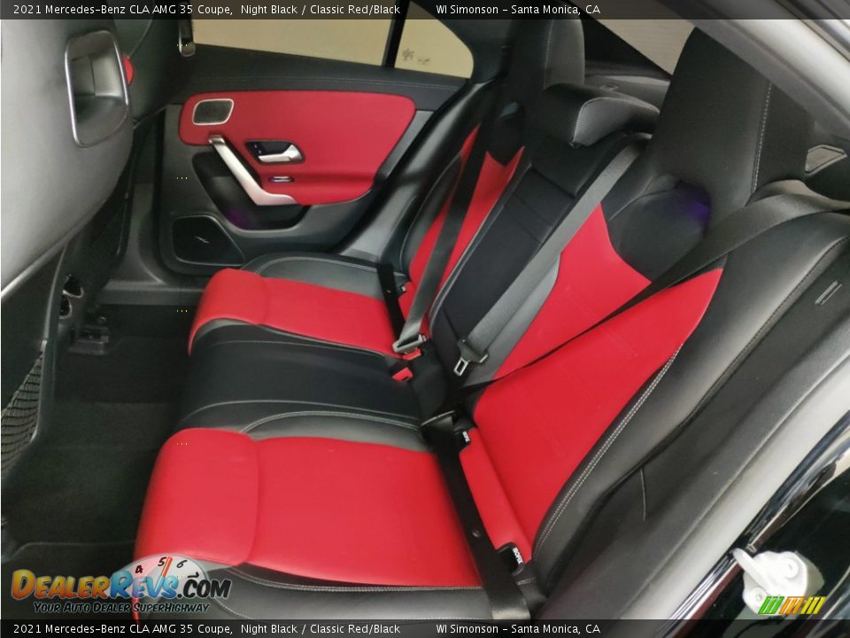 Rear Seat of 2021 Mercedes-Benz CLA AMG 35 Coupe Photo #28