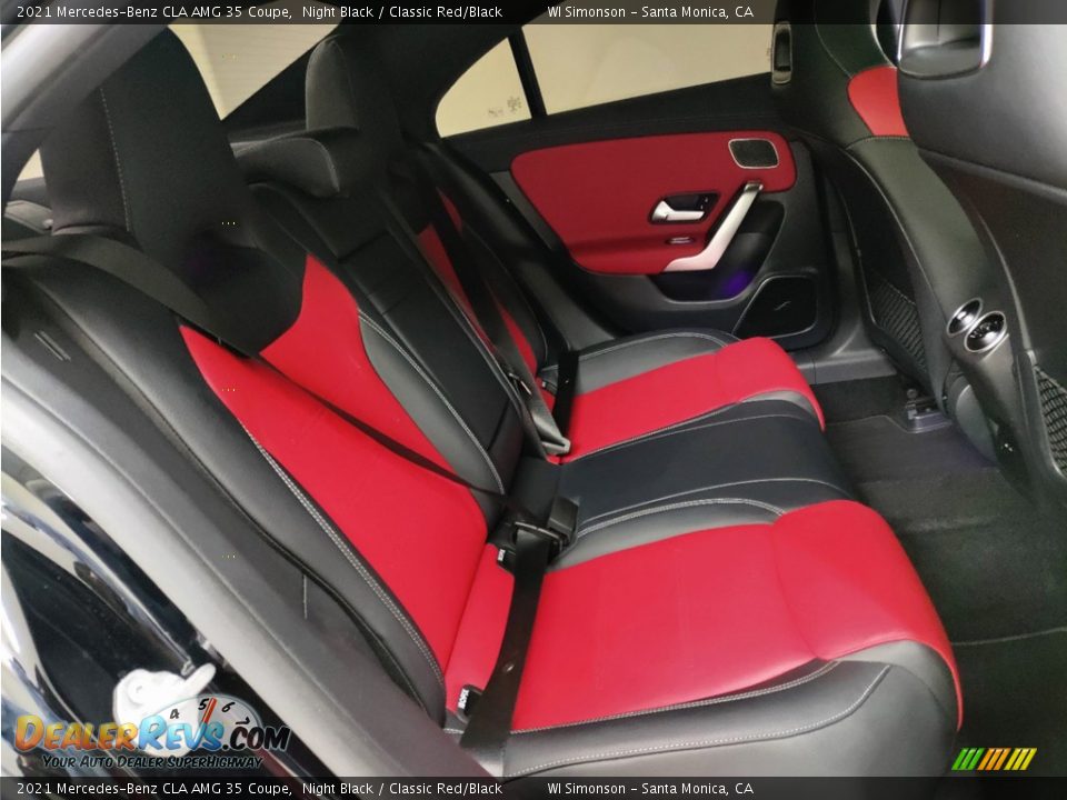 Rear Seat of 2021 Mercedes-Benz CLA AMG 35 Coupe Photo #30
