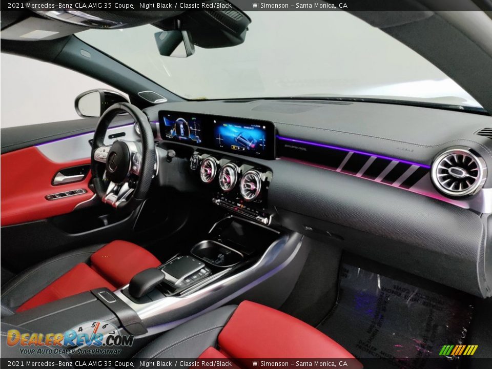 Dashboard of 2021 Mercedes-Benz CLA AMG 35 Coupe Photo #32