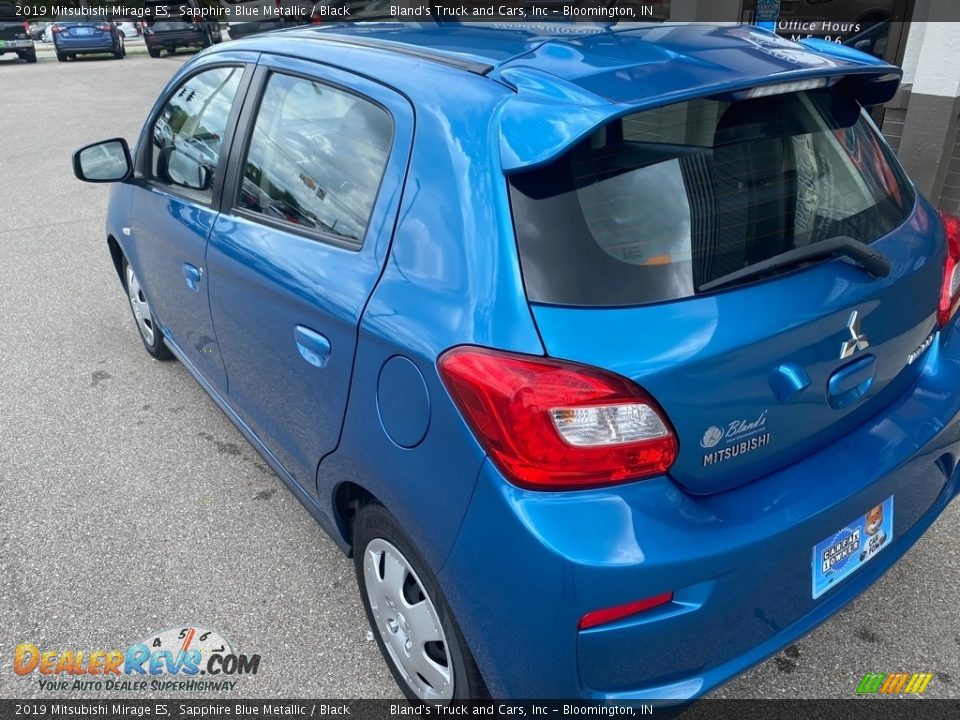 2019 Mitsubishi Mirage ES Sapphire Blue Metallic / Black Photo #1