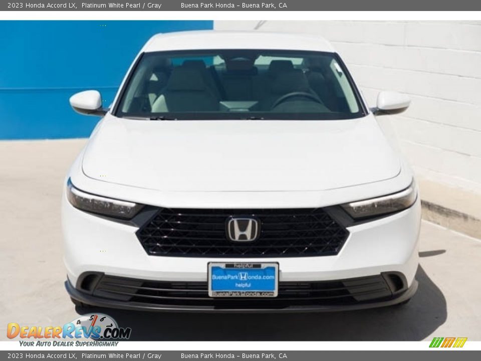 2023 Honda Accord LX Platinum White Pearl / Gray Photo #3