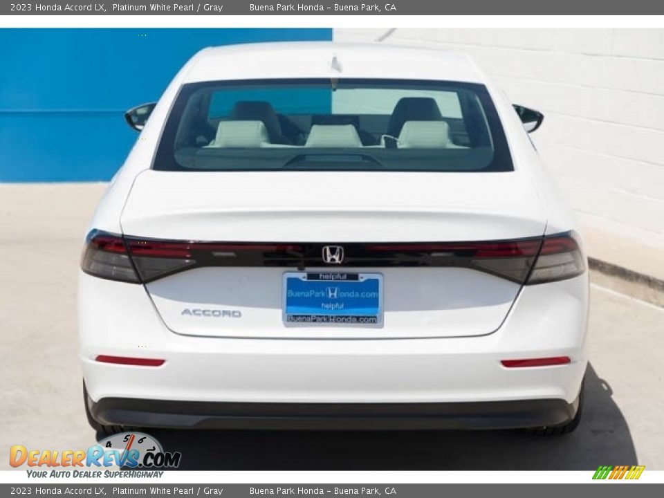 2023 Honda Accord LX Platinum White Pearl / Gray Photo #7