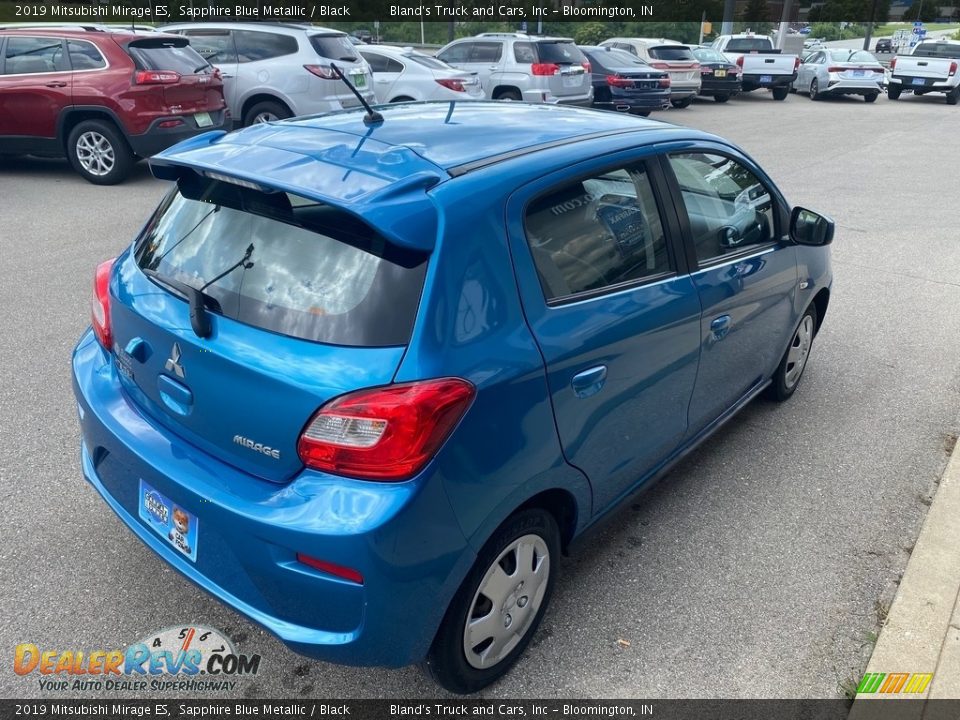 2019 Mitsubishi Mirage ES Sapphire Blue Metallic / Black Photo #21