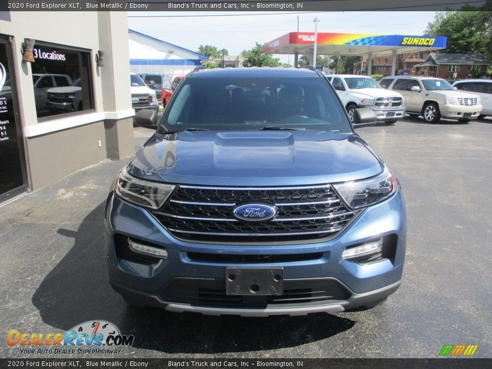 2020 Ford Explorer XLT Blue Metallic / Ebony Photo #27