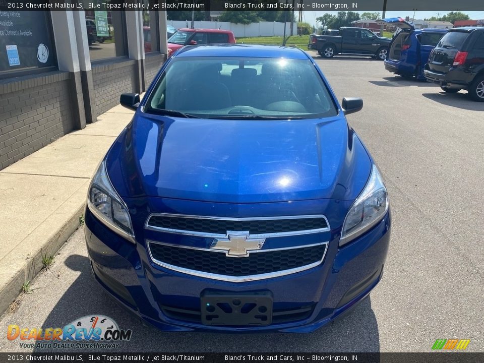 2013 Chevrolet Malibu LS Blue Topaz Metallic / Jet Black/Titanium Photo #4