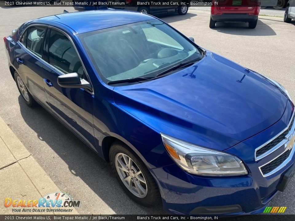 2013 Chevrolet Malibu LS Blue Topaz Metallic / Jet Black/Titanium Photo #22