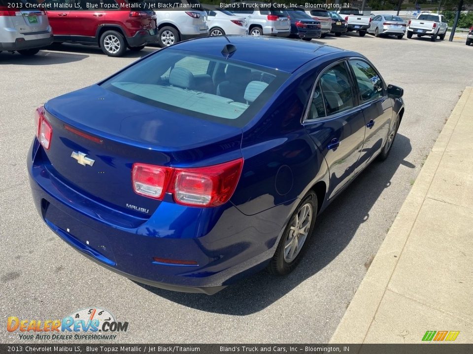 2013 Chevrolet Malibu LS Blue Topaz Metallic / Jet Black/Titanium Photo #23