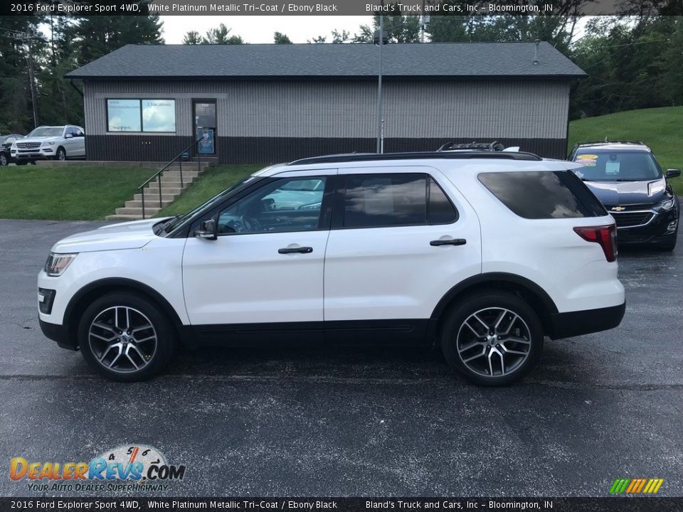 White Platinum Metallic Tri-Coat 2016 Ford Explorer Sport 4WD Photo #1